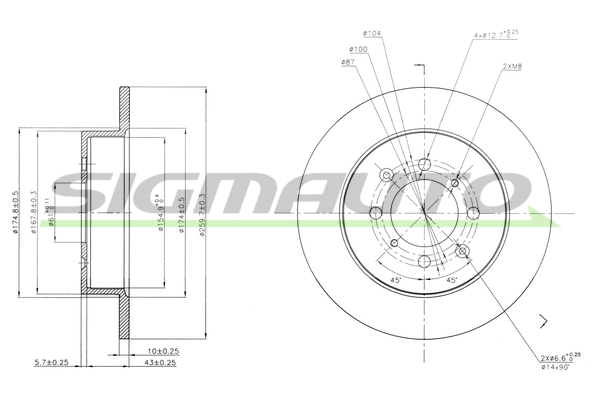 Brake Disc (DBB466S)