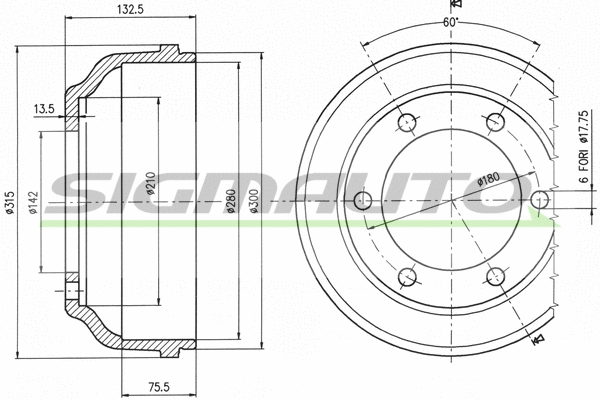Brake Drum (DR5063)