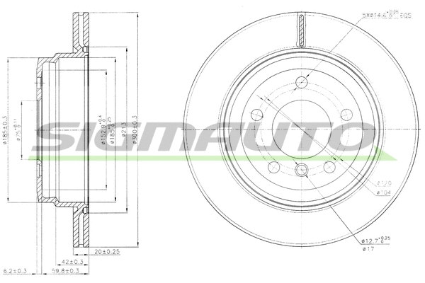 Brake Disc (DBB697V)