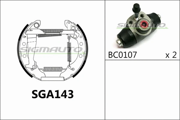Brake Shoe Set (SGA143)