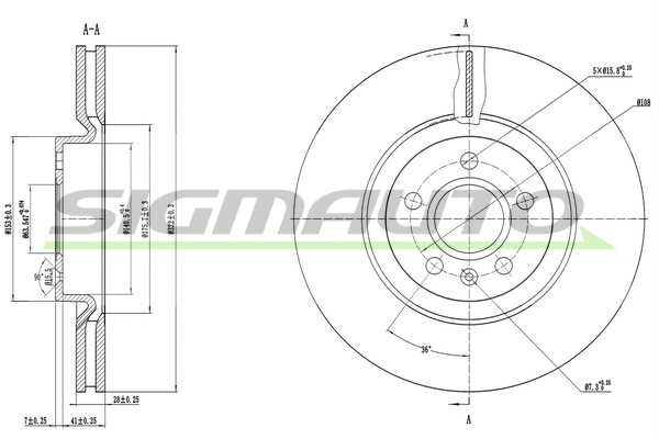 Brake Disc (DBC693V)