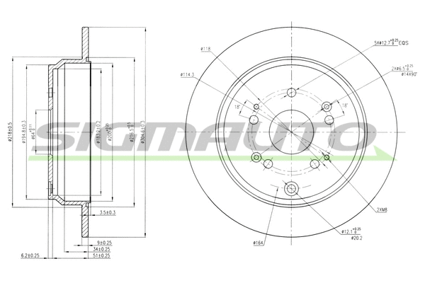 Brake Disc (DBB860S)