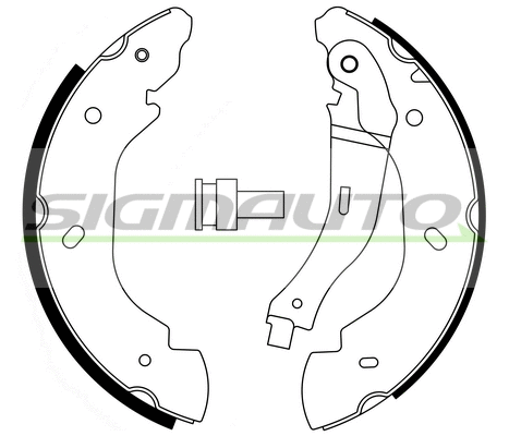 Brake Shoe Set (SFA240)