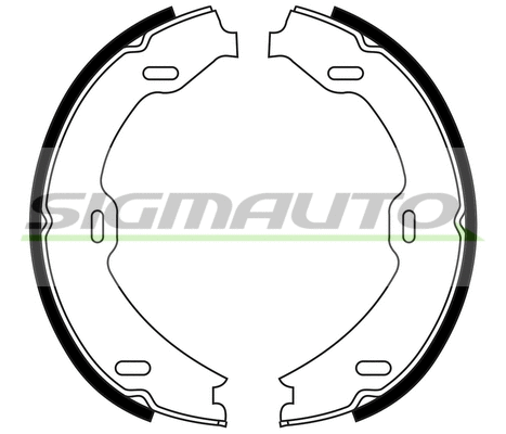 Brake Shoe Set, parking brake (SFA311)