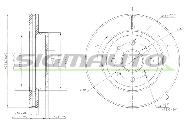 Brake Disc (DBB542V)