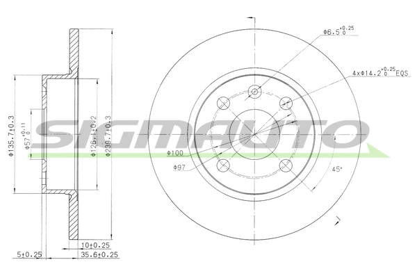 Brake Disc (DBB283S)