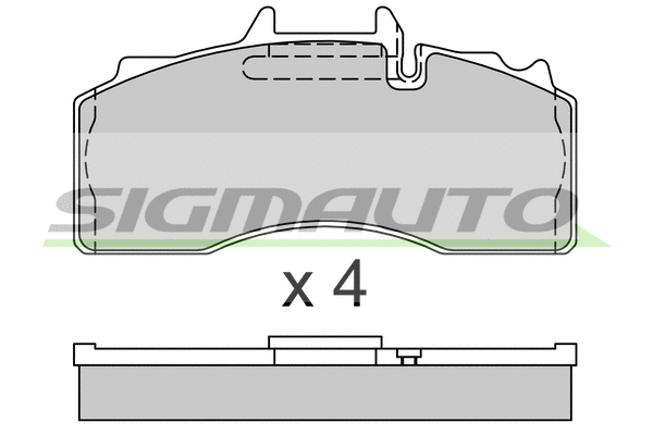 Brake Pad Set, disc brake (SPT334)