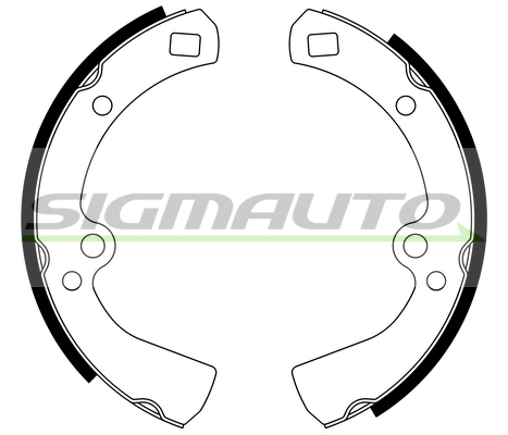 Brake Shoe Set (SFA852)