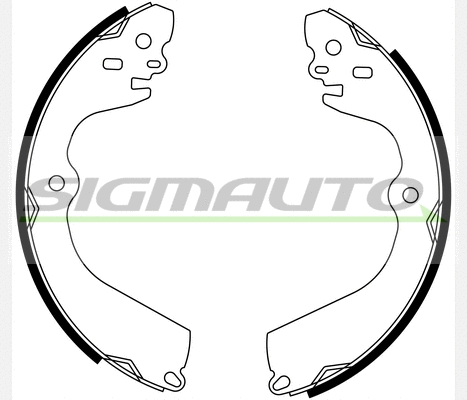Brake Shoe Set (SFA834)