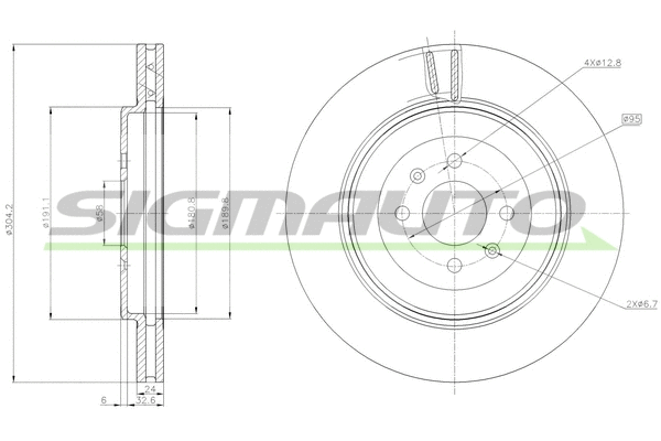 Brake Disc (DBC226V)