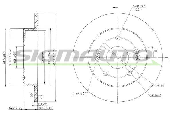 Brake Disc (DBB483S)