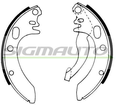 Brake Shoe Set (SFA013)