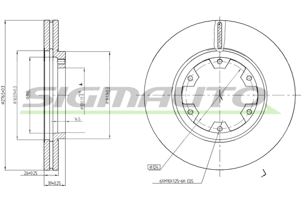 Brake Disc (DBA464V)