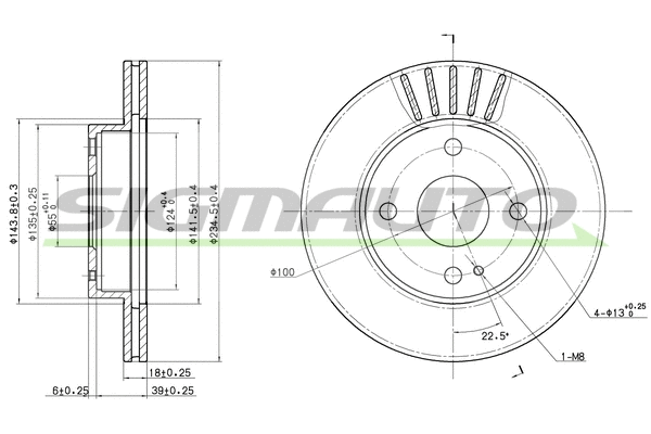 Brake Disc (DBA497V)