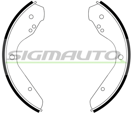 Brake Shoe Set (SFA538A)