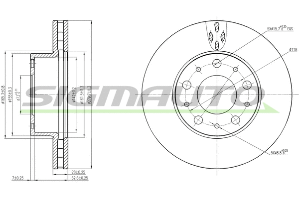Brake Disc (DBB800V)