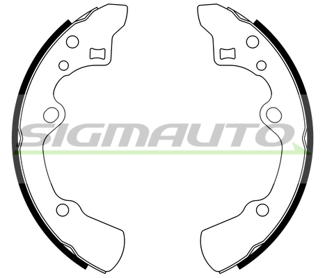 Brake Shoe Set (SFA779)