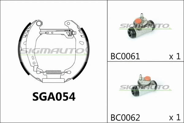 Brake Shoe Set (SGA054)