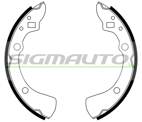 Brake Shoe Set (SFA772)