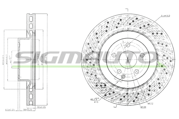Brake Disc (DBB639V)