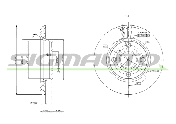 Brake Disc (DBB084V)