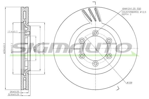 Brake Disc (DBB605V)