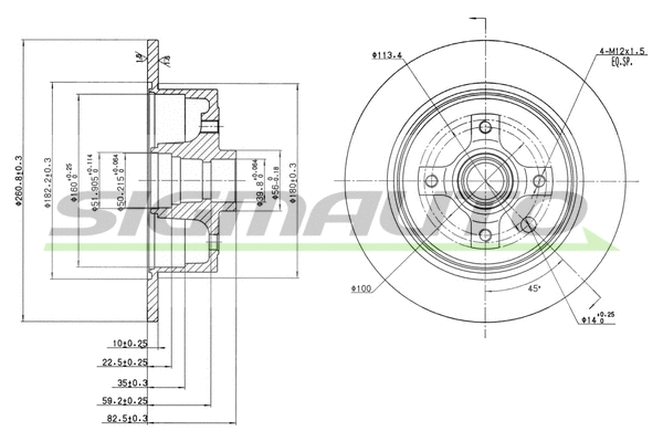 Brake Disc (DBA242S)