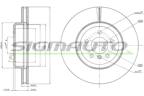 Brake Disc (DBC047V)