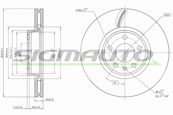 Brake Disc (DBC596V)