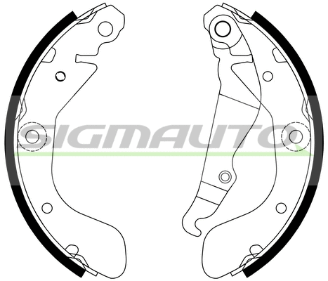 Brake Shoe Set (SFA635)