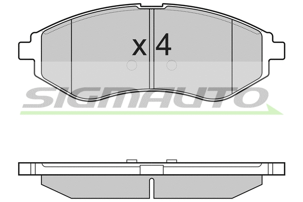 Brake Pad Set, disc brake (SPB111)