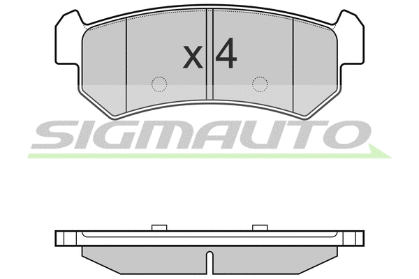 Brake Pad Set, disc brake (SPB148)