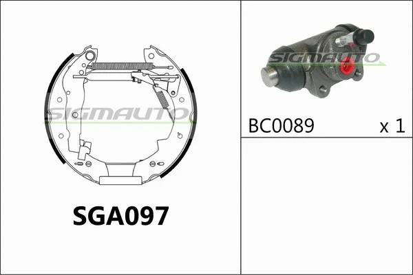 Brake Shoe Set (SGA097)