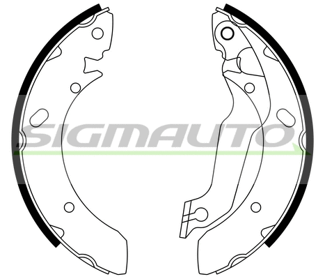 Brake Shoe Set (SFA733)