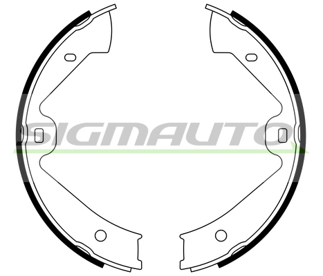 Brake Shoe Set, parking brake (SFA562)