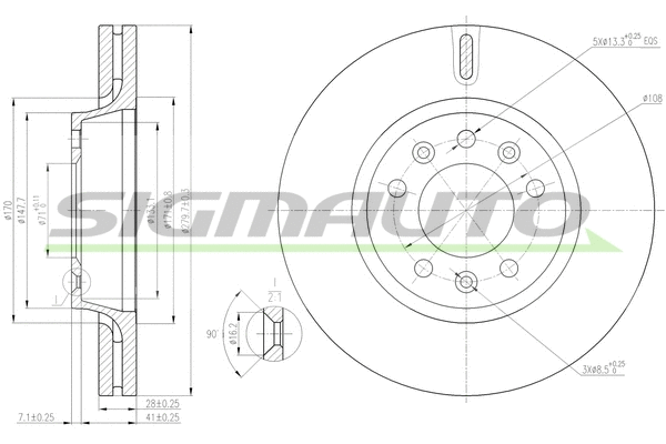 Brake Disc (DBB601V)