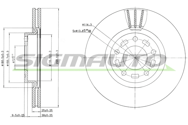 Brake Disc (DBB312V)
