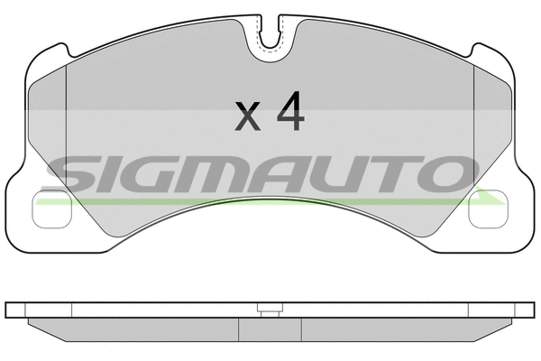 Brake Pad Set, disc brake (SPB457)