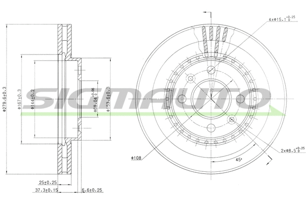 Brake Disc (DBA398V)