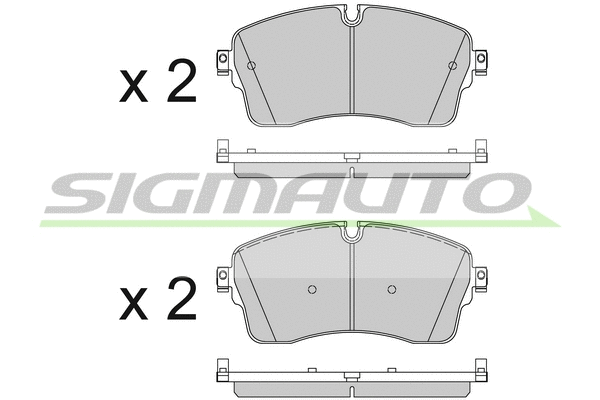 Brake Pad Set, disc brake (SPB825)