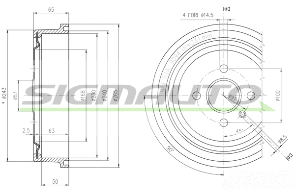 Brake Drum (DR5560)