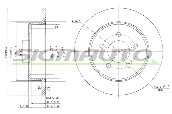 Brake Disc (DBB492S)