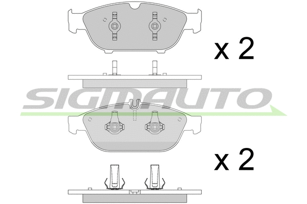 Brake Pad Set, disc brake (SPB795)
