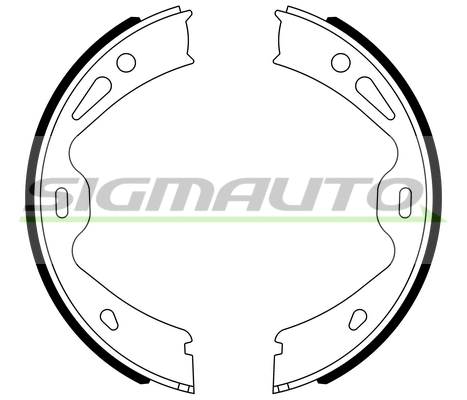 Brake Shoe Set, parking brake (SFA331)