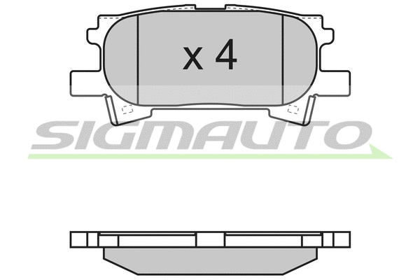 Brake Pad Set, disc brake (SPB169)