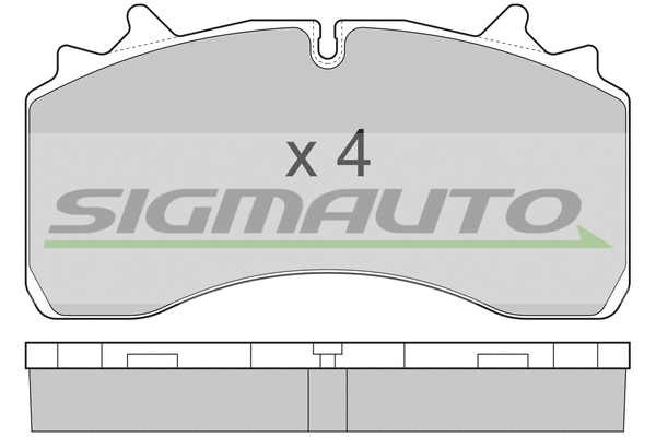 Brake Pad Set, disc brake (SPT327)