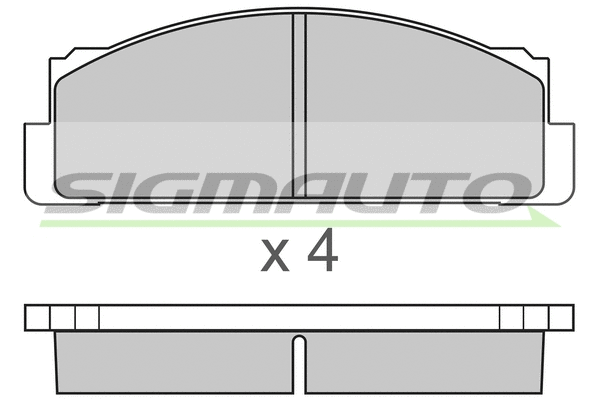 Brake Pad Set, disc brake (SPA004)