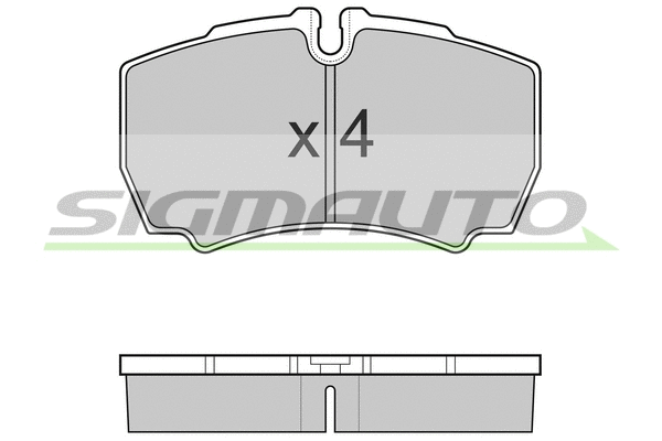 Brake Pad Set, disc brake (SPB025TR)