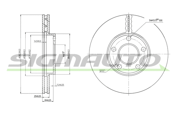 Brake Disc (DBB014V)