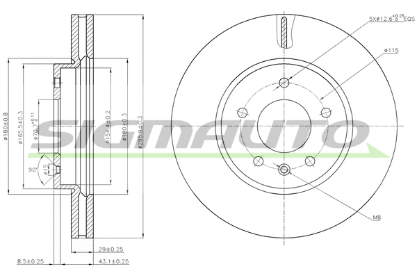 Brake Disc (DBB625V)